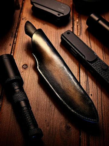 6" Damascus Hunter